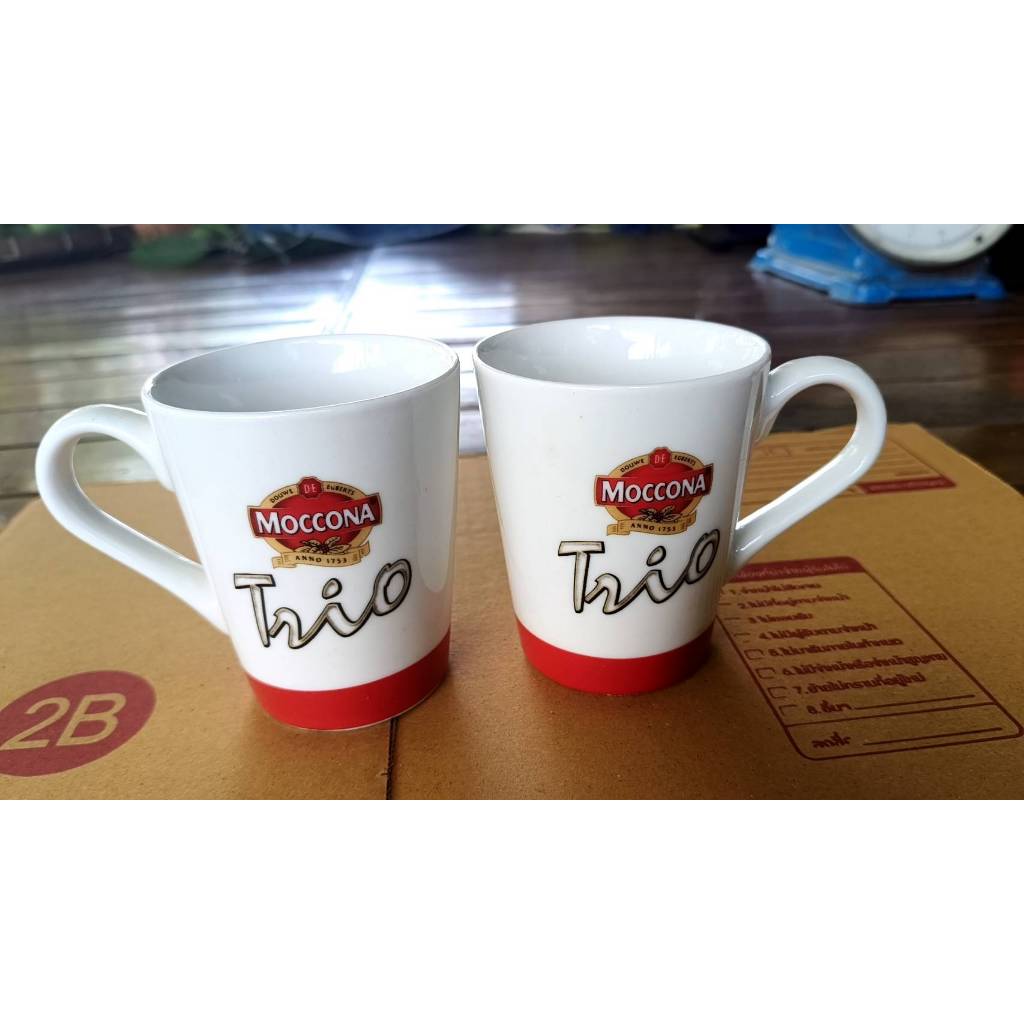 แก้วmoccona Trio ปากกว้าง7.5 สูง9cmใบละ