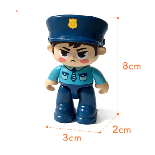 FEELO ตัวต่อฟิกเกอร์ Model Blocks โมเดลหุ่นขนาดใหญ่ ของเล่นเสริมจินตนาการ ขนาดเดียวกับดูโปร