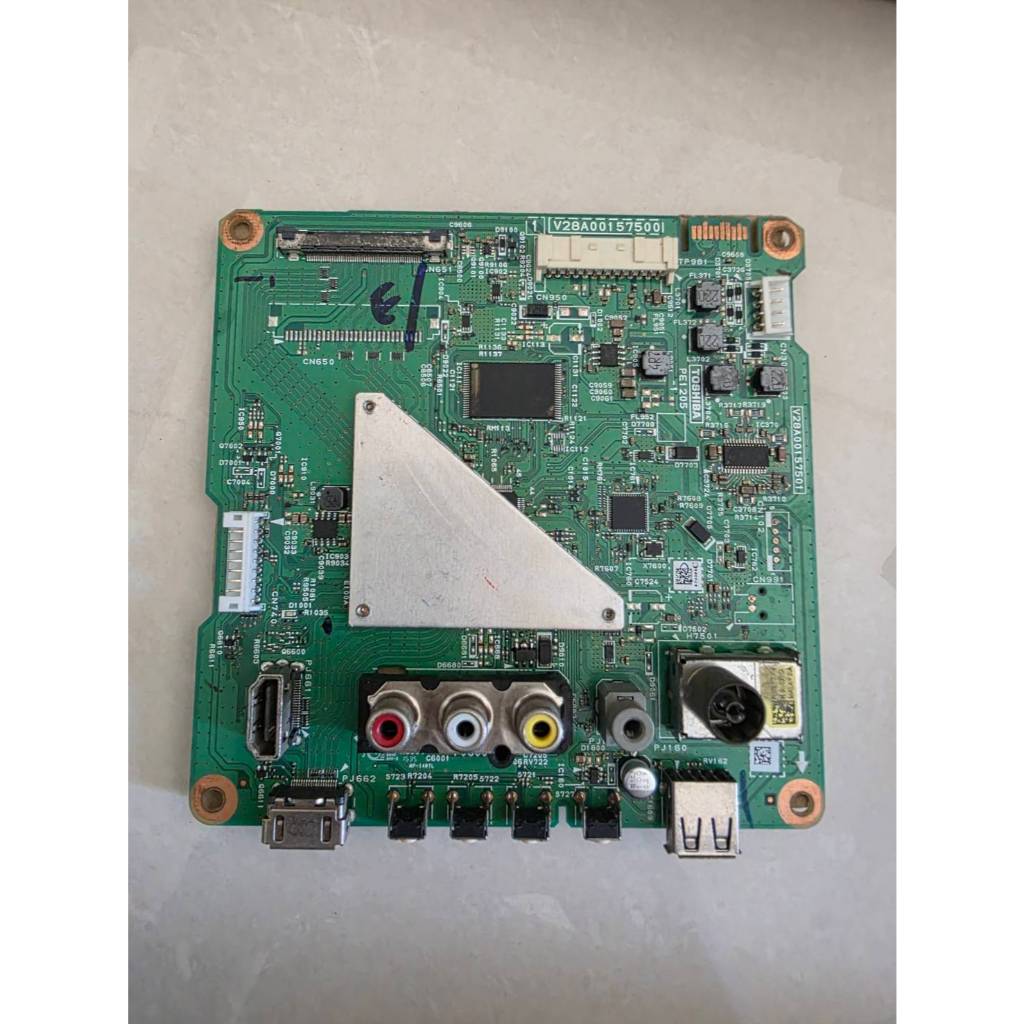 #โตชิบา Toshiba เมนบอร์ด Mainboard พาร์ท V28A00157500 V28A00157501 สำหรับรุ่น 40L2550VT 50L2550VTของ