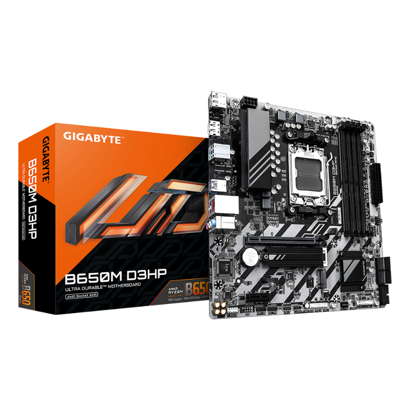 MAINBOARD GIGABYTE B650M D3HP (REV. 1.3) - AMD SOCKET AM5 DDR5 MICRO-ATX