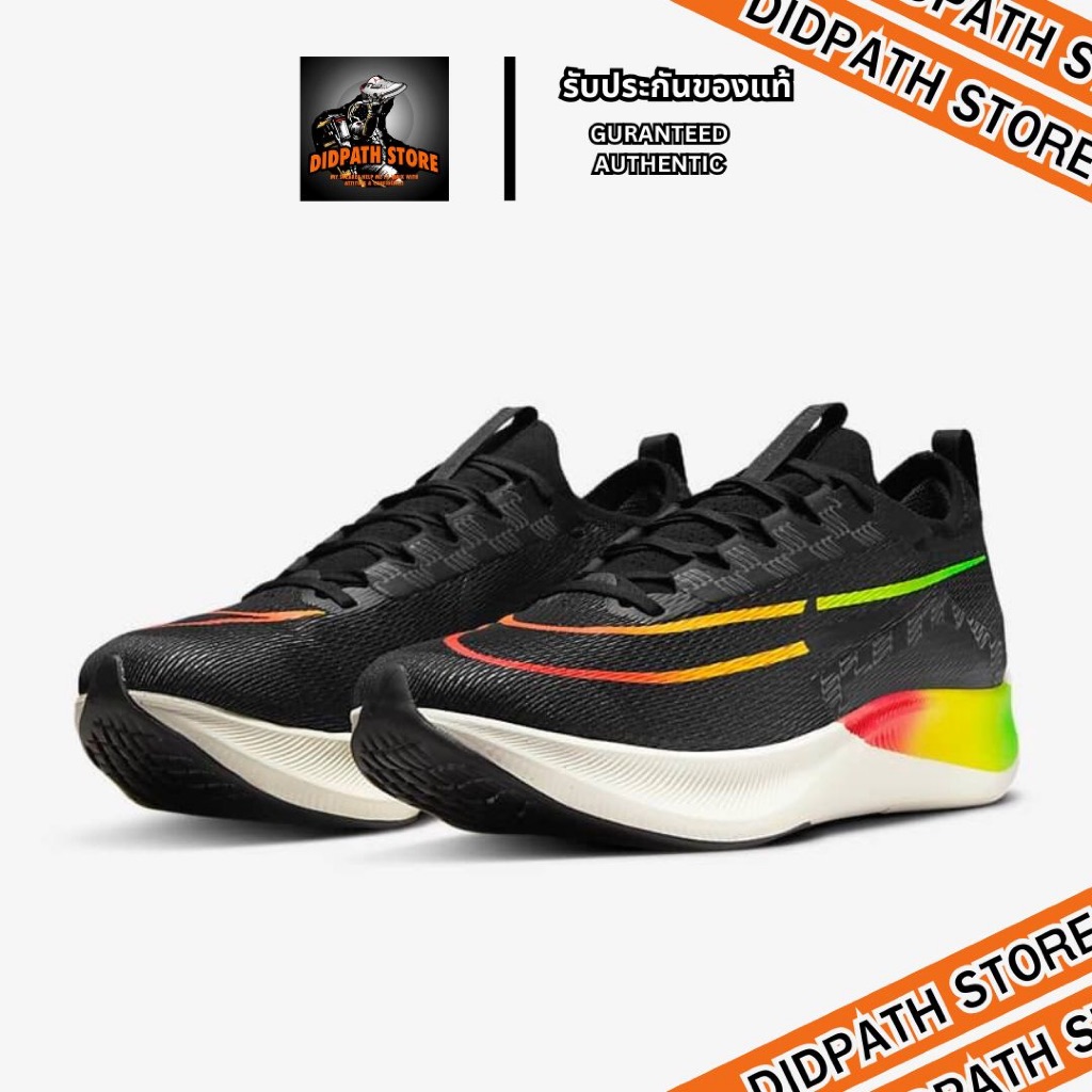 (พร้อมส่ง) ของแท้ 100% ✅ รองเท้าวิ่งไนกี้ NIKE ZOOM FLY 4 (DQ4993 010)