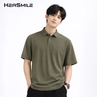 HeaSmile SG Polo Collection เสื้อโปโลผู้ชาย ผ้าเย็น แห้งไว ทรงหลวม ใส่ทำงาน ใส่เที่ยว (M-SGPOLO)