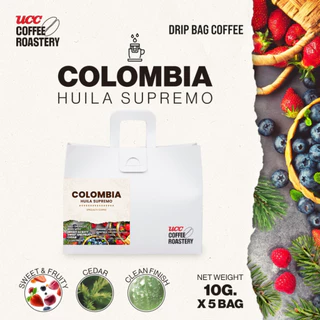 UCC Roastery - COLOMBIA HUILA SUPREMO DRIP BAG กาแฟดริปแบบซอง (10g×5bags)