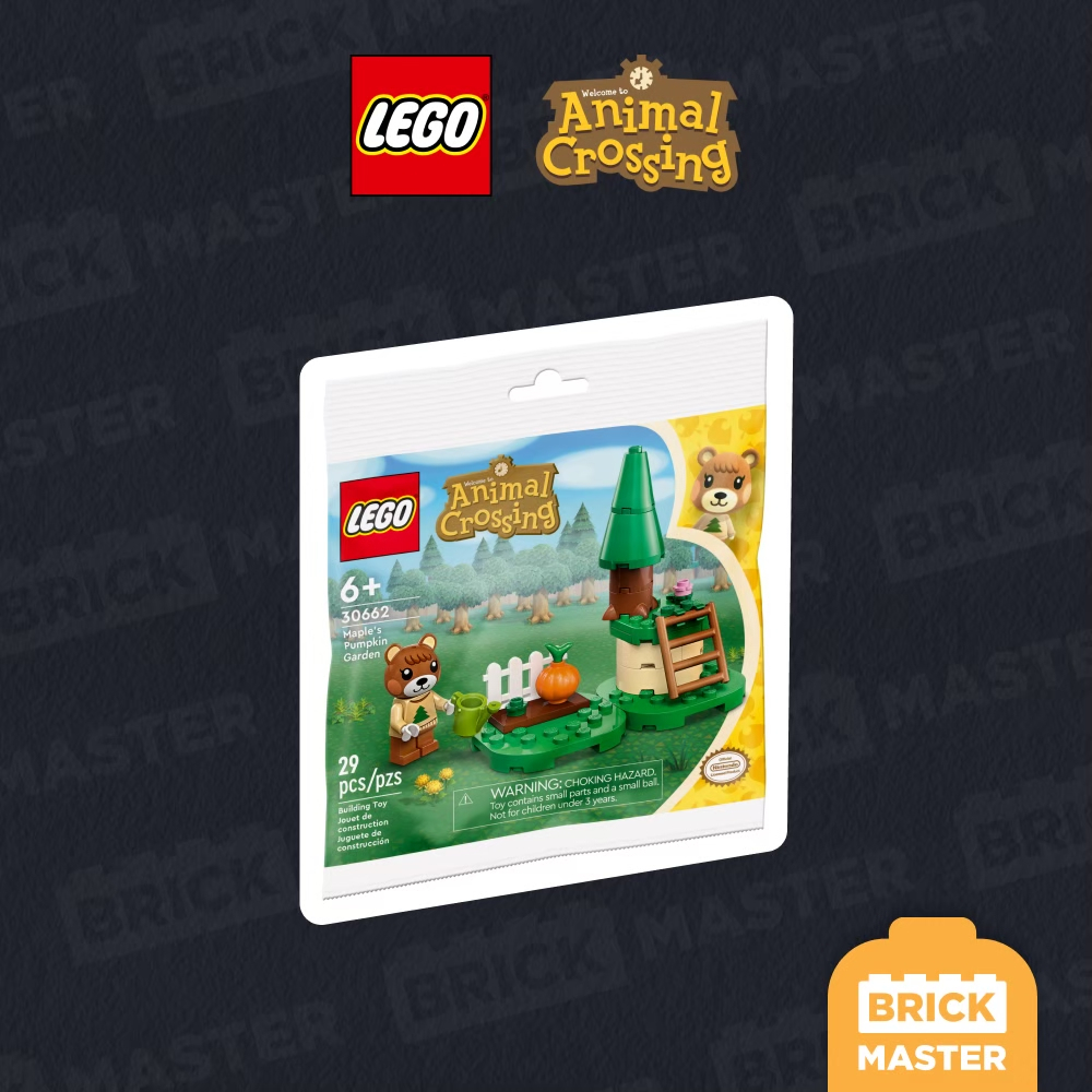 Lego 30662 Polybag Animal Crossing Maple's Pumpkin Garden & Beach Cleanup (หายาก) (ของแท้ พร้อมส่ง)