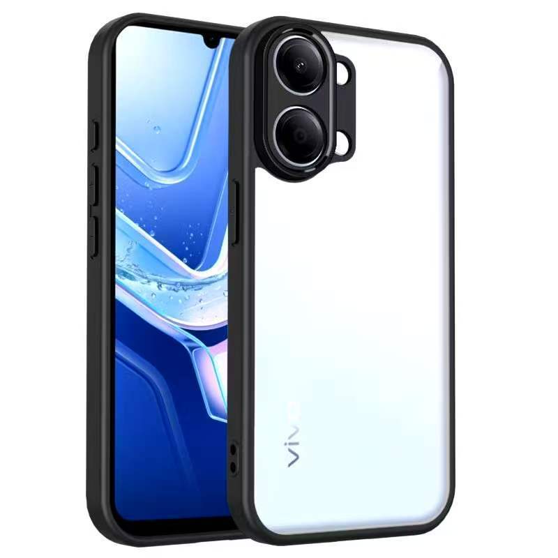vivo Y11D/vivo Y11d/vivo Y05ตรงรุ่น(ส่งในไทย)เคสกันกระแทกขอบสีหลังใสVivo Y05/Vivo Y11D/Vivo Y11d