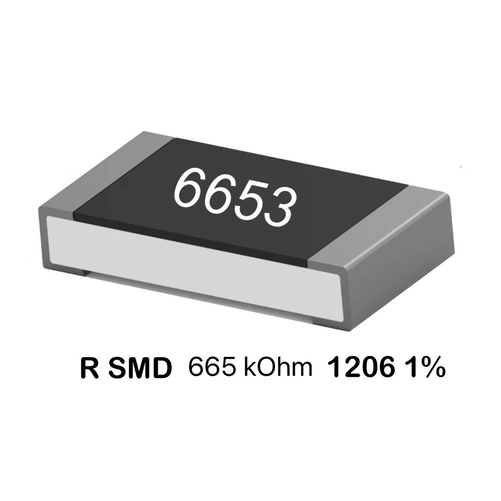 R665K SMD Size1206 1% ราคาต่อ100ชิ้น
