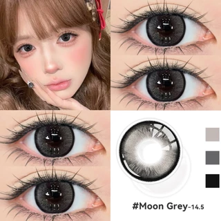 [📢FDA-approved❗]【ซื้อ2คู่แถม ยาหยอดตา】Midroo [COD] เลนส์บิ๊กอายน่ารัก ขยายรูม่านตา Moon Grey-14.5 รายเดือน