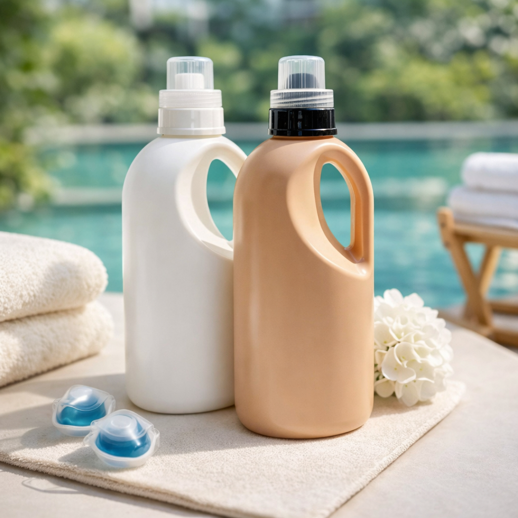 ขวดน้ำยาปรับผ้านุ่มมินิมอล MINIMAL 1000 ml. [ทรง MINIMAL - ขาว] ขวดน้ำยาซักผ้า ขวดน้ำยาถูพื้น