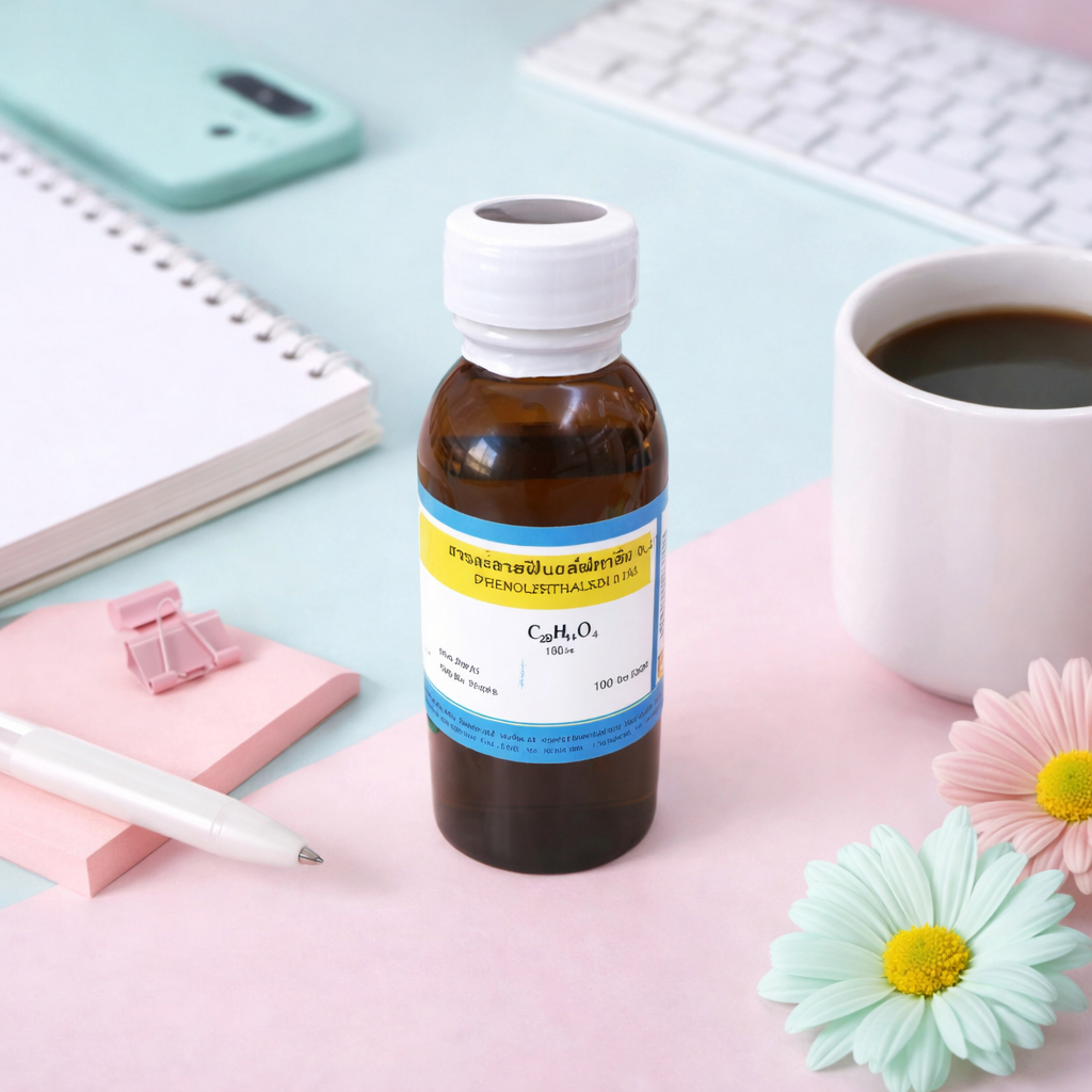 ฟีนอล์ฟทาลีน (Phenolphthalein Solution) 0.1% 100 ซีซี