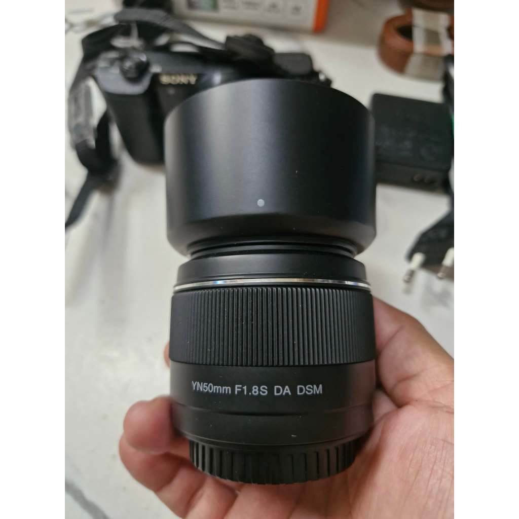 เลนส์ Yongnuo YN 50mm F/1.8S Da Dsm เมาท์ Sony E-mount A5000,A5100, A6000, A6300, A6500, Sony Nex, N