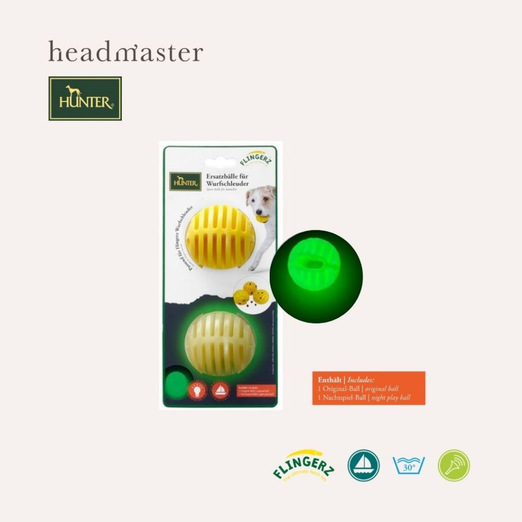 HUNTER Fetch toy for dogs FLINGERZ™ Ball ลูกบอลของเล่นสำหรับสุนัข ของเล่นสุนัข ลูกบอลสุนัข