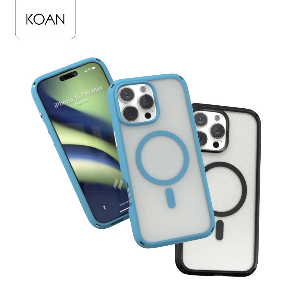 เคสมือถือ CATALYST Influence Mag Case for iP 16 Pro Max - Stealth Black / Ocean Blue