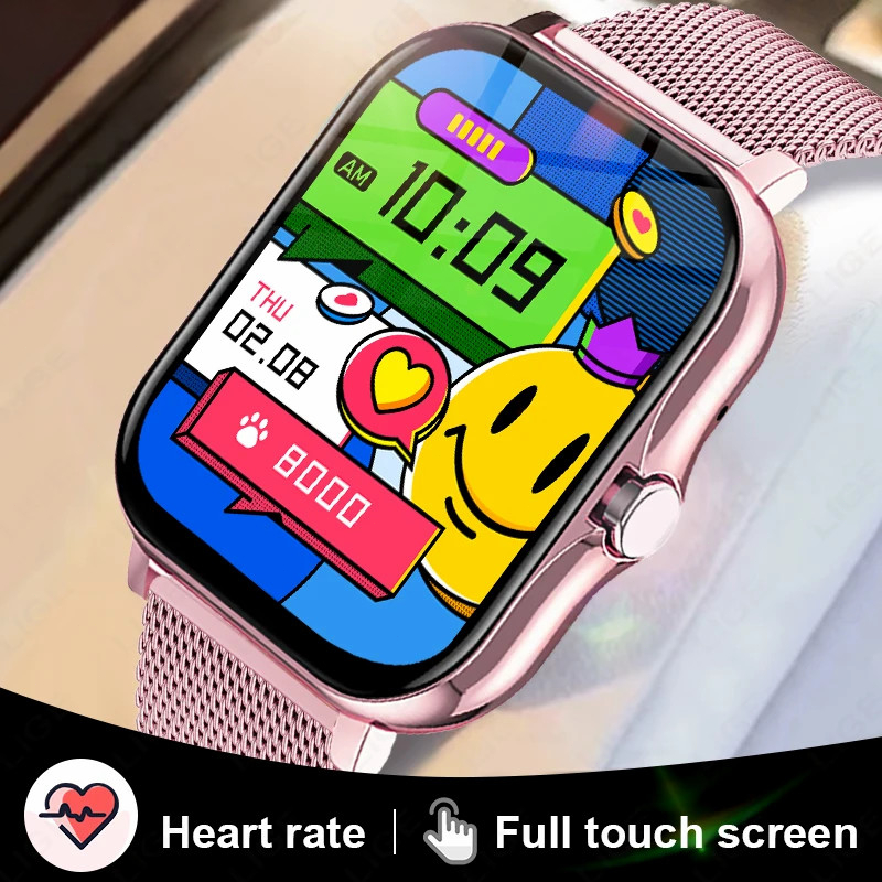 Y13 Smart Watch Jam Tangan Pintar Lelaki Penjejak Kecergasan Skrin Sentuh Penuh Panggilan Bluetooth 