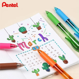 ปากกาหมึกเจล Pentel Energel-X รุ่น BLN105 & BL107 ขนาดหัว 0.5mm. & 0.7mm. (มีให้เลือก 12 สี)