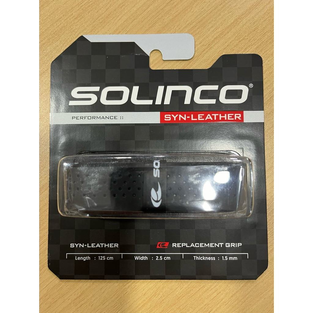 กริปพันด้าม หนังเทียม Solinco Syn-Leather Grip (replacement grip)