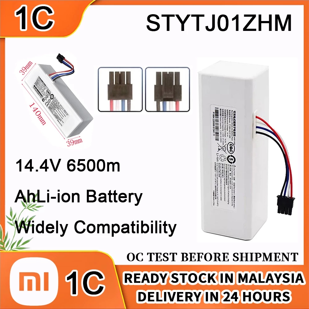 【สินค้าสปอต】แบตเตอรี่ หุ่นยนต์ดูดฝุ่นอัตโนมัติ Battery for Xiaomi Mijia Mi Robot Vacuum Cleaner Mop 1C MiJia 1C STYTJ01Z