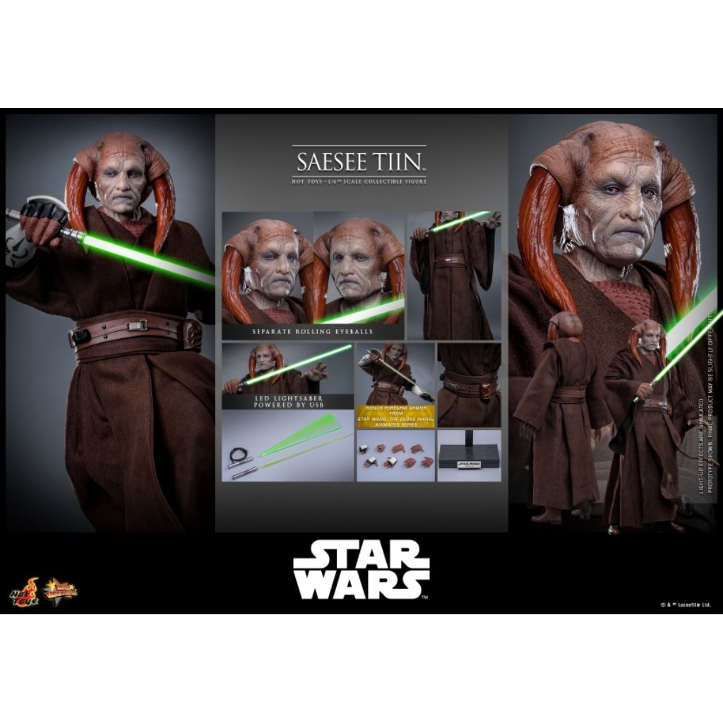 Hot Toys 1/6 MMS820 Star Wars : Revenge of the Sith - Saesee Tiin