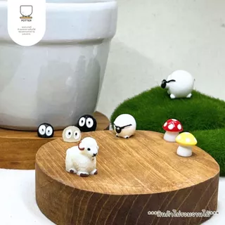 Potter ตุ๊กตาจิ๋ว อุปกรณ์จัดตกแต่งสวนถาดและกระถางต้นไม้ ขนาดเล็ก 1-2 cm.