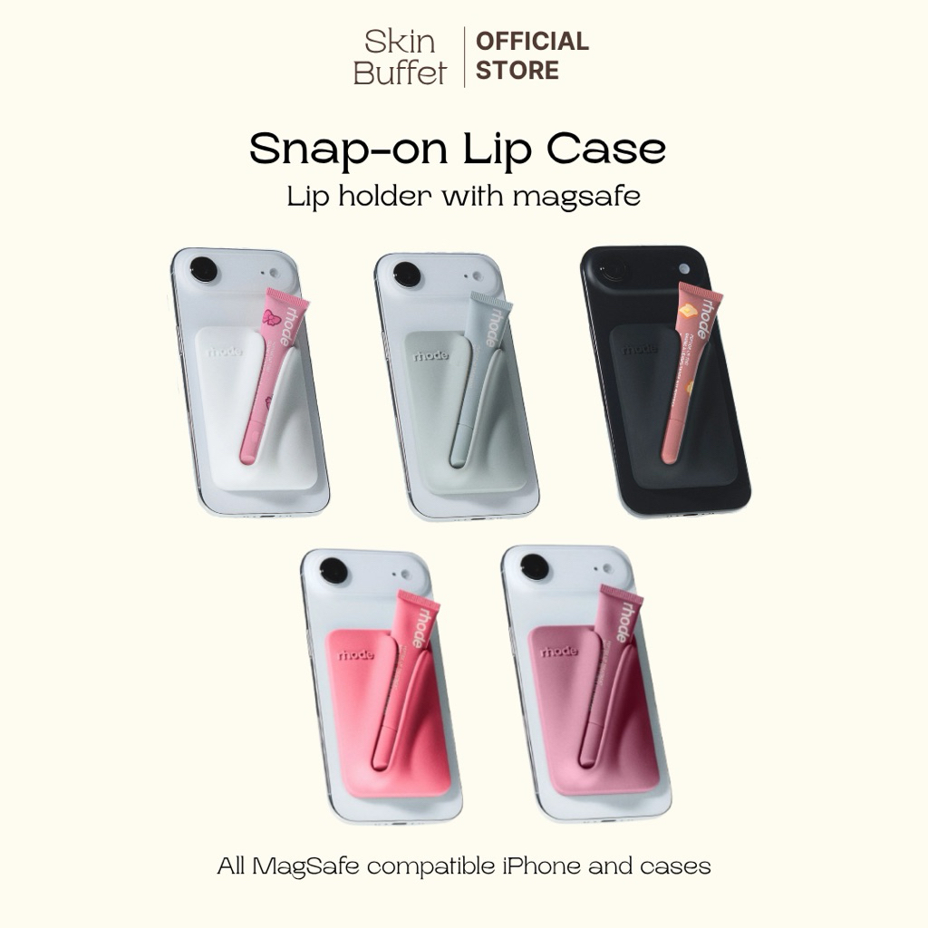 แท้ 100% พร้อมส่ง💗 Rhode Snap-on lip case🪞 Lip holder with Magsafe