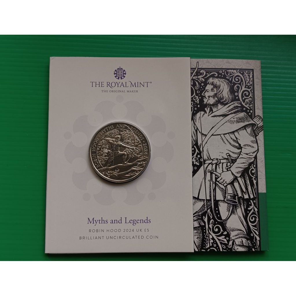 England 5 Pounds - Robin Hood 2024