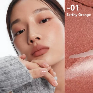 Midroo สีติดทนนาน ไม่ต้องแต่งหน้า ให้ผิวดูกระจ่างใส สีส้มอิฐ สีแดงเบอร์รี่