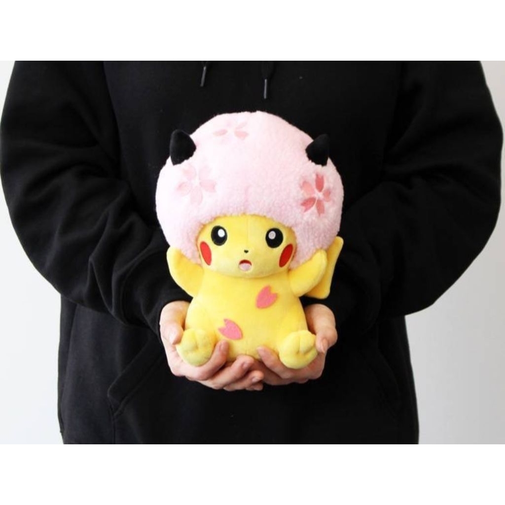 Pokemon Pikachu Sakura Costume Plushie ( ของเเท้จาก shop ญี่ปุ่น )