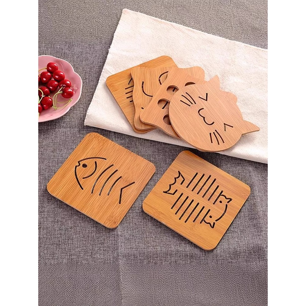 【Free gifts】แผ่นรองจาน ช้อปครบ 299 บาทขึ้นไป รับฟรี แผ่นรองจานไม้ไผ่ 1 ชิ้น