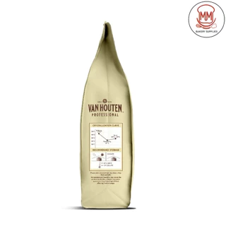 (ส่งรถธรรมดา อาจละลายได้) แวน ฮูเต็น ไวท์ช็อกโกแลต 23.7% (Van Houten White Chocolate 23.7%) 1 กิโลกรัม