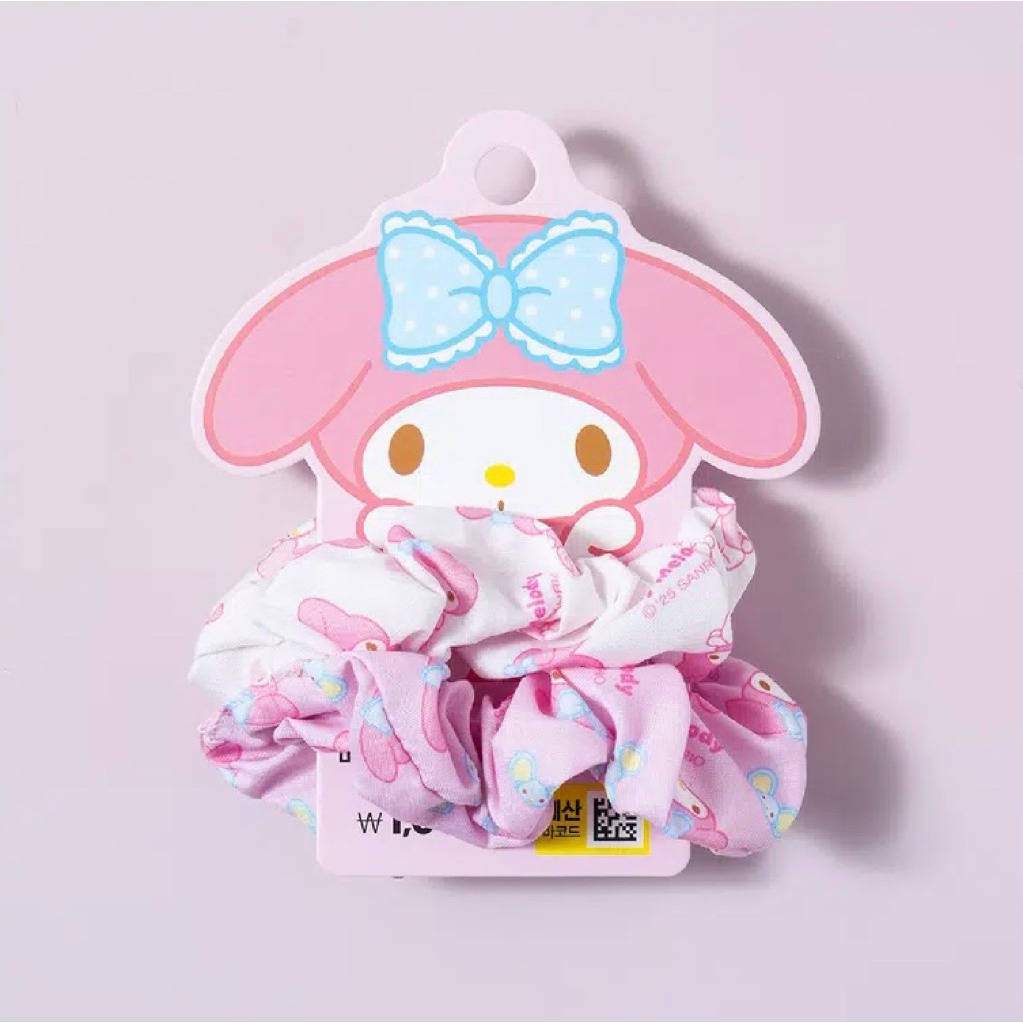 ยางรัดผมมายเมโลดี้ ไดโซะเกาหลี sanrio my melody daiso Korea🇰🇷