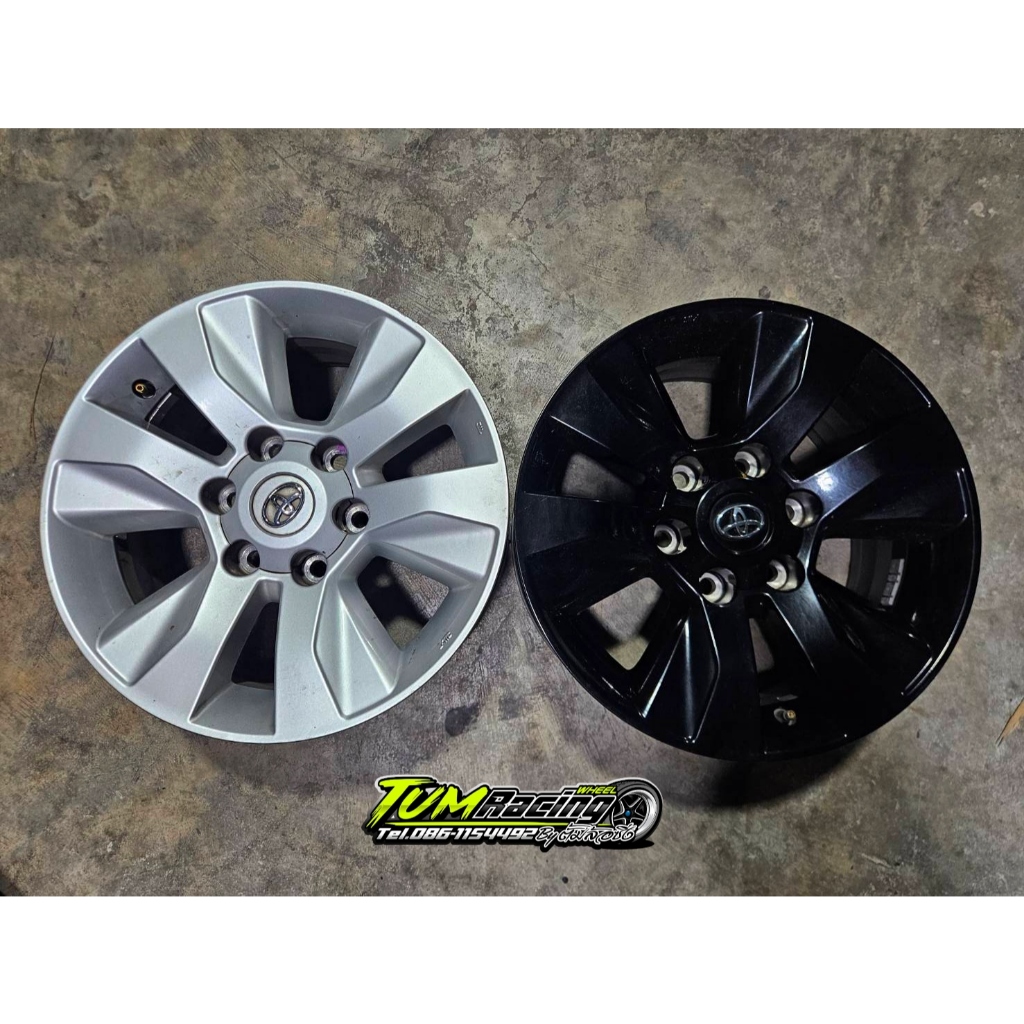 ล้อแม็กซ์ Toyota Huilux Revo และ Rocco ขอบ 17 6 รู 139 แท้ถอด (ผ่านการใข้งานแล้ว)  ราคาต่อ 1 วง