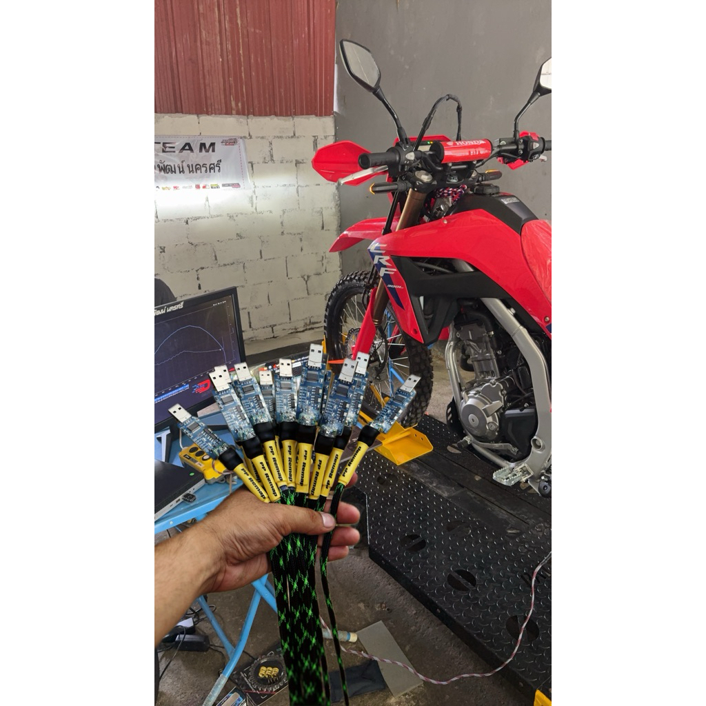 สายรีแมพมอเตอร์ไซค์ เรียวไทม์ สายกันไฟย้อน100% ใช้บอร์ดกันไฟย้อนที่มีคุณภาพสูง (ใช้ได้ทั้งเกียร์และสายพาน)