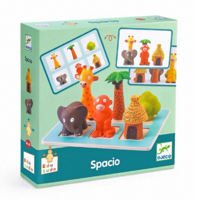 Djeco Eduludo Spacio ของเล่นเสริมทักษะมิติกสัมพันธ์และการวางตำแหน่ง (Spatial Orientation) เกมฝึกสมอง เกมการศึกษา คิด