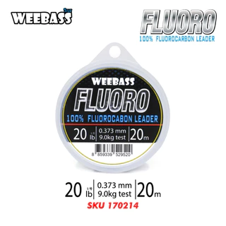 สายลีดเดอร์ สายหน้า WEEBASS FLUOROCARBON LEADER 100% (ตกปลาฟันคม)