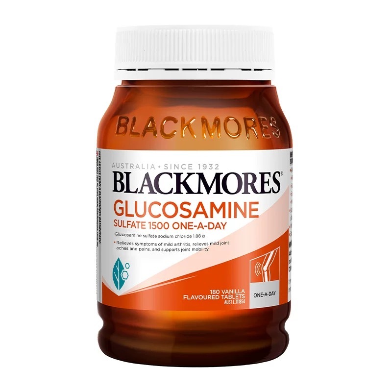 Blackmores Glucosamine Sulfate 1500mg Joint Health Vitamin 180 Tablets ลดข้ออักเสบ ข้อเสื่อม บำรุงกระดูก
