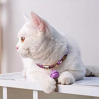ปลอกคอสัตว์เลี้ยงน่ารักสไตล์ญี่ปุ่นปรับได้catะอุปกรณ์แต่งตัวสำหรับแมว กระดิ่งแมวกวัก น่ารักสไตล์ญี่ปุ่น