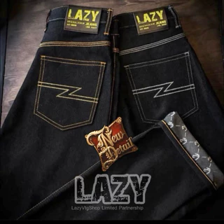 กางเกงยีนส์LAZYแท้100% แถมป้าย+ตะขอห้อยฟรี