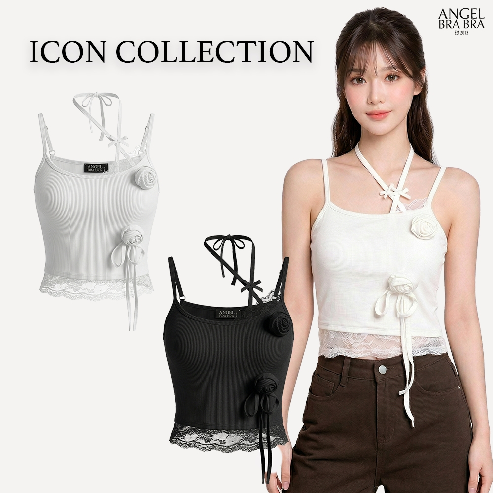 ANGELBRABRA - เสื้อสายเดี่ยวพร้อมบรา รุ่น ICON