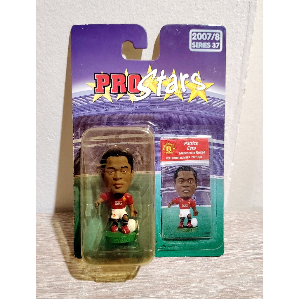 โมเดลนักฟุตบอล Prostars Manchester United - Patrice Evra Platinum Edition Series37 2007/08 🔴