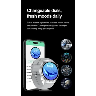 2025 New Watch 4 Pro NFC GPS Smart Watch Men 1.53-inch AMOLED Display 100+ Sports Modes Bluetooth Call High-end Smartwat