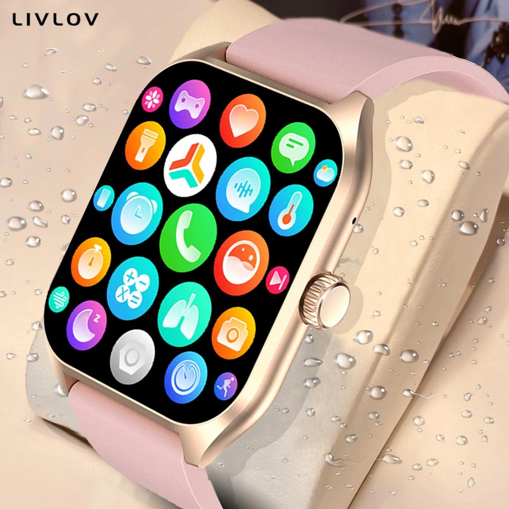 H9 Smartwatch AI Voice Assistant Smart Watch for Men Women, 1.96'' HD Screen Activity Trackers with 