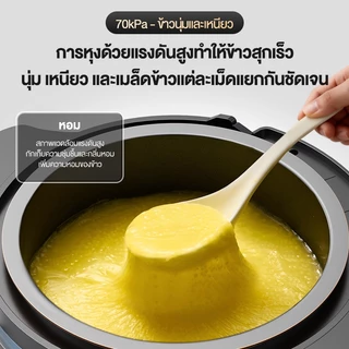 NERF หม้ออัดแรงดันไฟฟ้า เคลือบสารกันติด ความจุขนาดใหญ่ 5 ลิตร ร้อนเร็ว แรงดันสูง หม้อตุ๋นแรงดัน