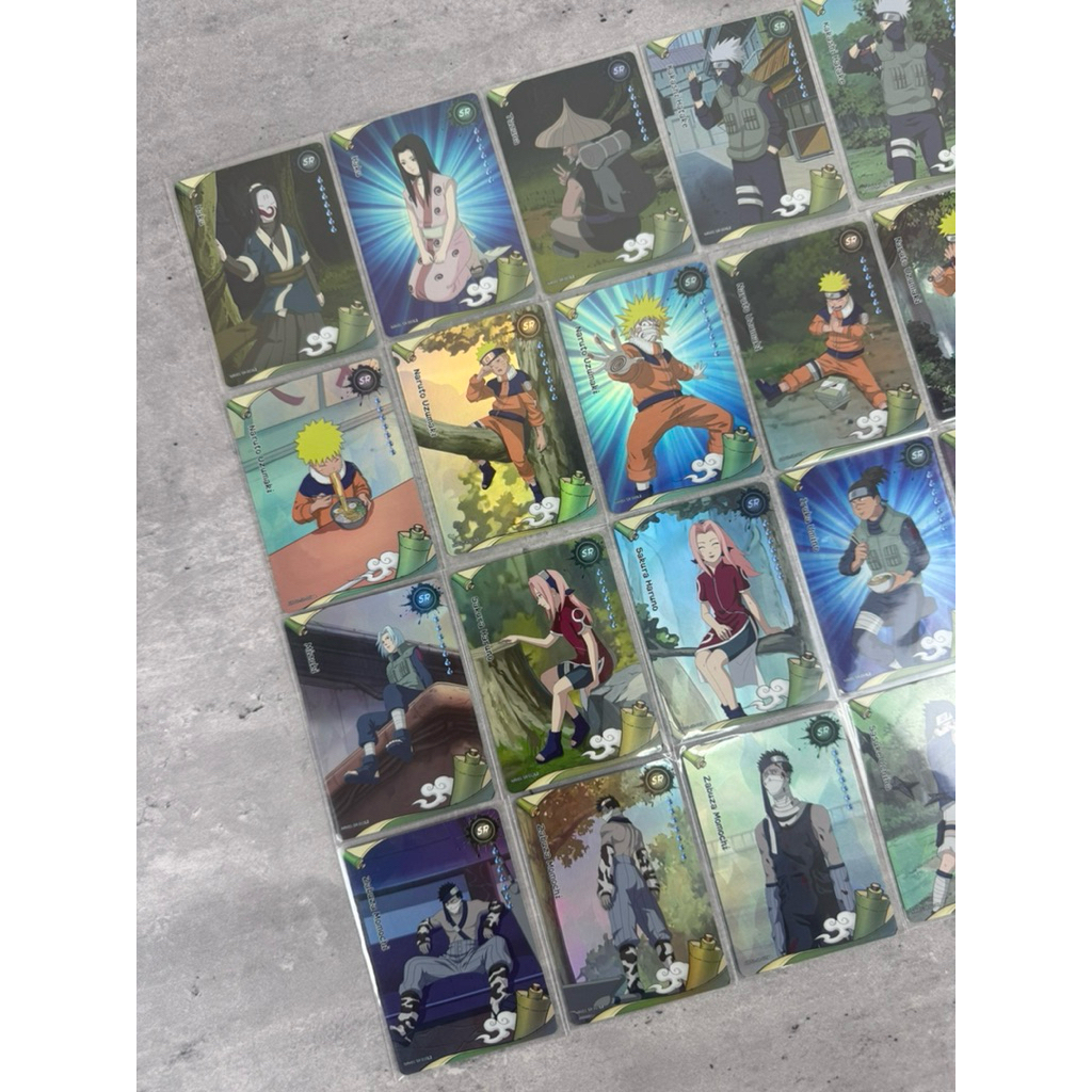 [แยกใบ SR] การ์ด Kayou Naruto Jin1 / Jin2 / Earth Scroll 2 (เวอร์ Eng) การ์ดนารูโตะ