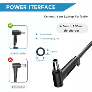อะแดปเตอร์โน๊ตบุ๊ค ASUS 45W 19V2.37A 4.0*1.35mm Vivobook 14 15 17 Flip 14 S13 GO 12 Laptop Adapter