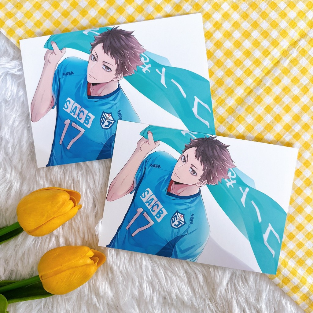 (✅พร้อมส่ง) Postcard Oikawa Tooru : Haikyuu! (1ใบ)