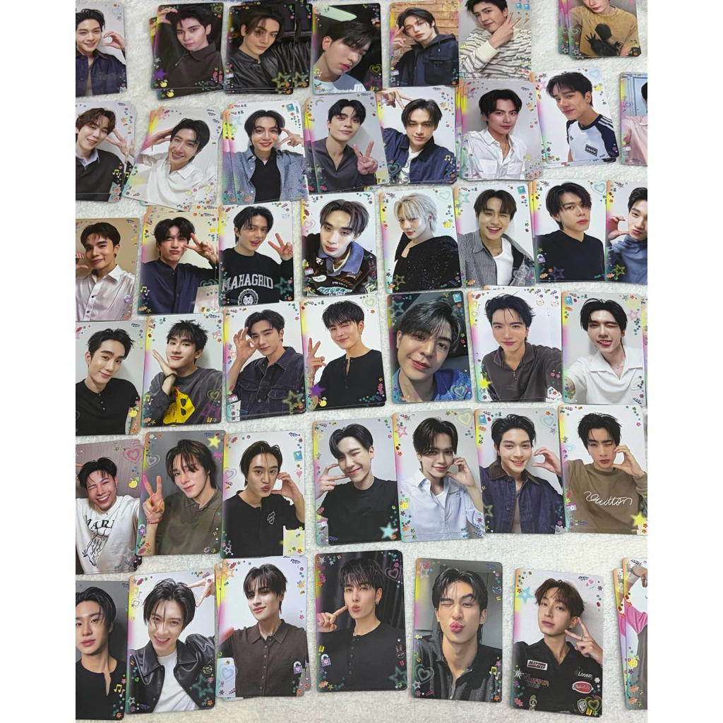 การ์ด BOYS SELFIE HEART SHOT COLLECTIBLE RANDOM CARD GMMTV Junior Mark Perth Santa Lykn Force Book Sea Keen Jimmy Sea