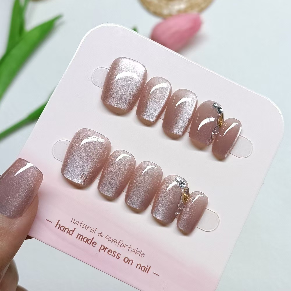 [พร้อมกาว-239] เล็บปลอมติด nail เล็บปลอมเจล งานแฮนด์เมด ใช้ซ้ําได้ สไตล์จะได้รับการอัปเดตต่อไป ราคา ถูกที่สุด ดีลบีเคเค แกลเลอรีภาพที่ 7