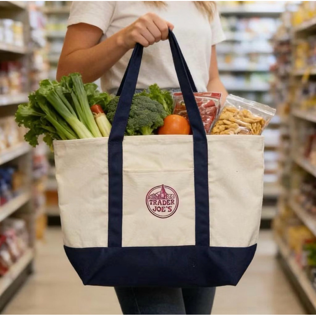 Trader's joe Canvas tote