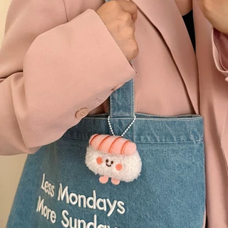 🍣 พร้อมส่ง พวงกุญแจ ซูซิ น่ารัก พร้อมห่อของขวัญ