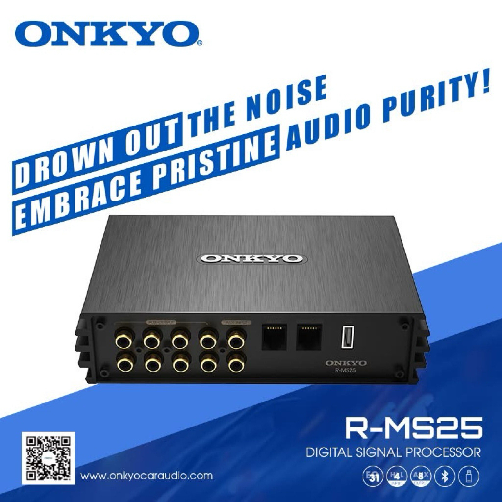 เครื่องเสียงรถยนต์ ONKYO R-MS25 4x50W