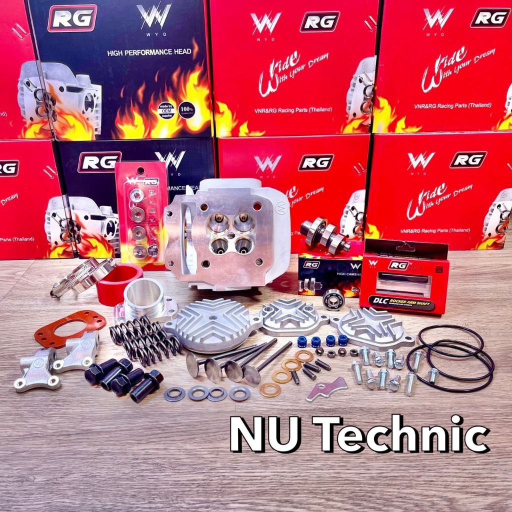 ฝา RG 4 วาล์ว เวฟ125 Wave125 สำหรับรถลูก 57-70 มิล วาล์ว ❇️18/21 | ❇️19/22 | ❇️21/24 | ❇️22/25 [รุ่น V.3 ใหม่ล่าสุด]